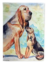 Load image into Gallery viewer, Bloodhound Momma's Love Garden Flag – Decorative Outdoor Yard Flag