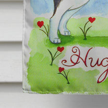 Load image into Gallery viewer, Hugs Boston Terrier Flag Canvas House Size