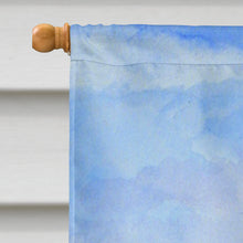 Load image into Gallery viewer, Cairn Terrier and the chipmunk Flag Canvas House Size