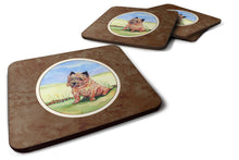 Load image into Gallery viewer, Cairn Terrier and the Chipmunk Foam Coaster  7017FC