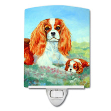 Load image into Gallery viewer, Cavalier Spaniel Momma's Love Ceramic Night Light 7019CNL