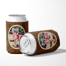 Load image into Gallery viewer, Chinese Crested on the Patio Can or Bottle Hugger 7021CC