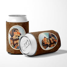Load image into Gallery viewer, Long Hair Chocolate and Cream Dachshund Can or Bottle Hugger 7023CC
