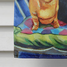 Load image into Gallery viewer, Dachshunds Two Red and a Black and Tan Flag Canvas House Size