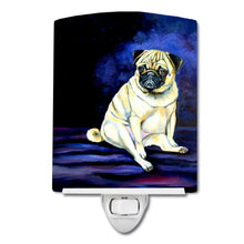 Load image into Gallery viewer, Fawn Pug Penny for your thoughts Ceramic Night Light 7026CNL