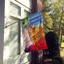 Load image into Gallery viewer, Helping Himself Pug Flag Canvas House Size