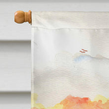 Load image into Gallery viewer, Flat Coated Retriever Flag Canvas House Size