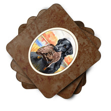 Load image into Gallery viewer, Flat Coated Retriever Foam Coaster  7032FC