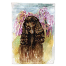 Load image into Gallery viewer, Field Spaniel Flag Canvas House Size