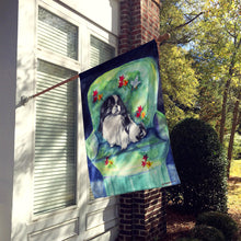 Load image into Gallery viewer, Japanese Chin in Momma's Chair Flag Canvas House Size