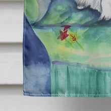 Load image into Gallery viewer, Japanese Chin in Momma's Chair Flag Canvas House Size