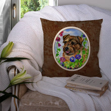 Load image into Gallery viewer, Norfolk Terrier Throw Pillow - 14x14 Decorative Pillow – Art for Your Home &amp; Patio 7035PW1414