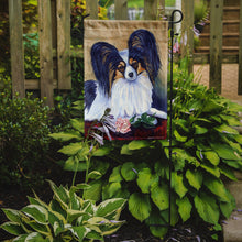 Load image into Gallery viewer, Papillon A Rose for you Garden Flag – Decorative Outdoor Yard Flag