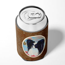 Load image into Gallery viewer, Papillon Black and White Can or Bottle Hugger 7040CC