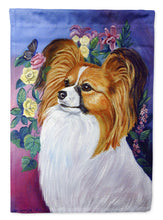 Load image into Gallery viewer, Papillon Garden Flag – Decorative Outdoor Yard Flag