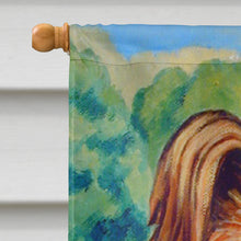 Load image into Gallery viewer, Papillon Momma's Love Flag Canvas House Size