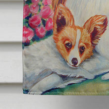Load image into Gallery viewer, Papillon Momma's Love Flag Canvas House Size