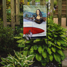 Load image into Gallery viewer, Pug and Mona Lisa Garden Flag – Decorative Outdoor Yard Flag