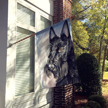 Load image into Gallery viewer, Scottish Terrier Flag Canvas House Size