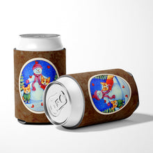 Load image into Gallery viewer, Snowman with Corgi Can or Bottle Hugger 7048CC