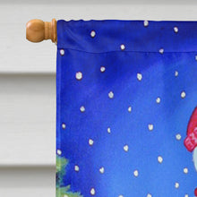 Load image into Gallery viewer, Snowman with Corgi Flag Canvas House Size