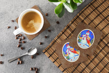 Load image into Gallery viewer, Snowman with Corgi Foam Coaster  7048FC