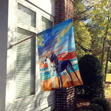 Load image into Gallery viewer, At sunset Great Dane Flag Canvas House Size
