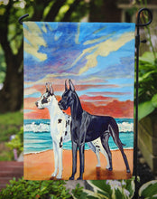 Load image into Gallery viewer, At sunset Great Dane Garden Flag – Decorative Outdoor Yard Flag