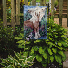 Load image into Gallery viewer, Chinese Crested in flowers  Garden Flag – Decorative Outdoor Yard Flag