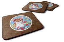Load image into Gallery viewer, Chihuahua in flowers Foam Coaster  7053FC