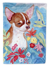 Load image into Gallery viewer, Chihuahua in flowers Garden Flag – Decorative Outdoor Yard Flag