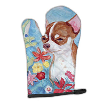 Load image into Gallery viewer, Chihuahua in flowers Oven Mitt 7053OVMT