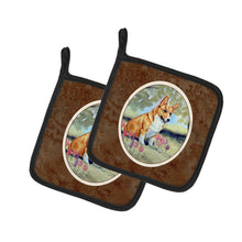 Load image into Gallery viewer, Corgi Pot Holders - Set of 2 Decorative Kitchen Helpers | Made in the USA 7054PTHD