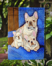 Load image into Gallery viewer, White Frenchies in Momma's Chair French Bulldog Garden Flag – Decorative Outdoor Yard Flag