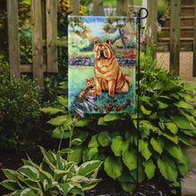Load image into Gallery viewer, Chow Chow Momma's Love Garden Flag – Decorative Outdoor Yard Flag