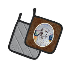 Load image into Gallery viewer, Kuvasz Pot Holders - Set of 2 Decorative Kitchen Helpers | Made in the USA 7058PTHD