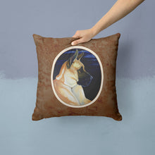 Load image into Gallery viewer, Fawn Great Dane in the Moonlight Throw Pillow - 14x14 Decorative Pillow – Art for Your Home &amp; Patio 7059PW1414