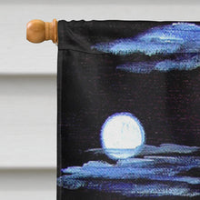 Load image into Gallery viewer, Moonlight Black Great Dane Flag Canvas House Size
