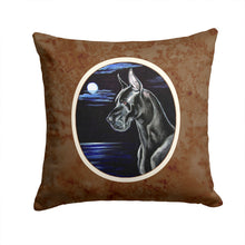 Load image into Gallery viewer, Black Great Dane in the Moonlight Throw Pillow - 14x14 Decorative Pillow – Art for Your Home &amp; Patio 7060PW1414