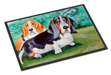 Load image into Gallery viewer, Basset Hound Double Trouble Doormat - 18x27 Decorative Floor Mat – Indoor/Outdoor Rug with Artistic Flair Doormat