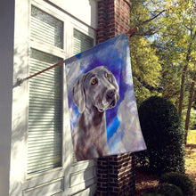 Load image into Gallery viewer, Azure Skies Weimaraner Flag Canvas House Size