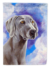 Load image into Gallery viewer, Azure Skies Weimaraner Flag Canvas House Size