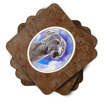 Load image into Gallery viewer, Weimaraner Azure Skies Foam Coaster  7063FC