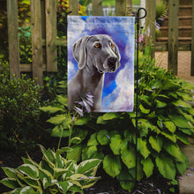 Load image into Gallery viewer, Azure Skies Weimaraner Garden Flag – Decorative Outdoor Yard Flag