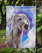 Load image into Gallery viewer, Azure Skies Weimaraner Garden Flag – Decorative Outdoor Yard Flag