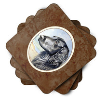Load image into Gallery viewer, Flat Coated Retriever Foam Coaster  7064FC