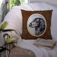 Load image into Gallery viewer, Flat Coated Retriever Throw Pillow - 14x14 Decorative Pillow – Art for Your Home &amp; Patio 7064PW1414