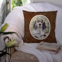 Load image into Gallery viewer, English Setter Patience Throw Pillow - 14x14 Decorative Pillow – Art for Your Home &amp; Patio 7065PW1414