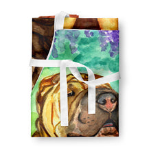 Load image into Gallery viewer, Shar Pei Patio Peis Apron – Artist-Designed Kitchen, BBQ &amp; Craft Apron