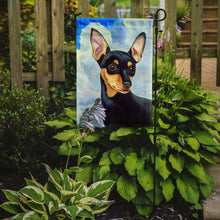 Load image into Gallery viewer, Min Pin Garden Flag – Decorative Outdoor Yard Flag
